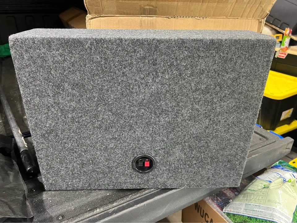 Q Power TW10 10 inch Single Subwoofer Enclosure NEW - photo 5