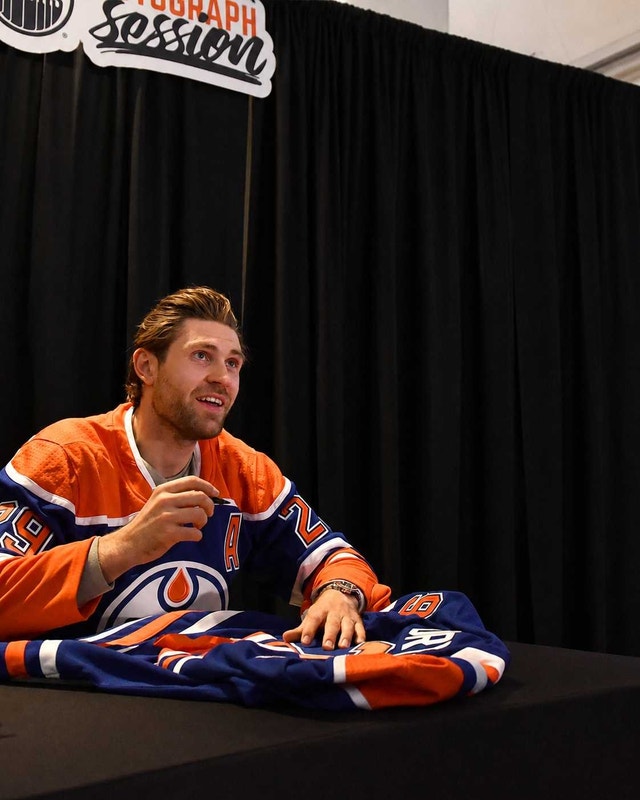 Leon Draisaitl Signed Adidas Edmonton Oilers Jersey - photo 4