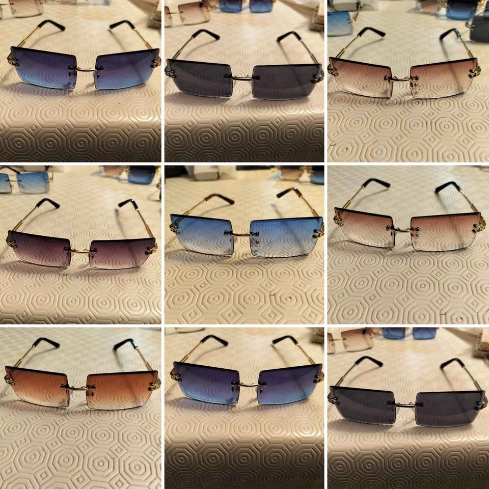 519 Street Royalty Clothing Rimless Sunglasses - photo 3