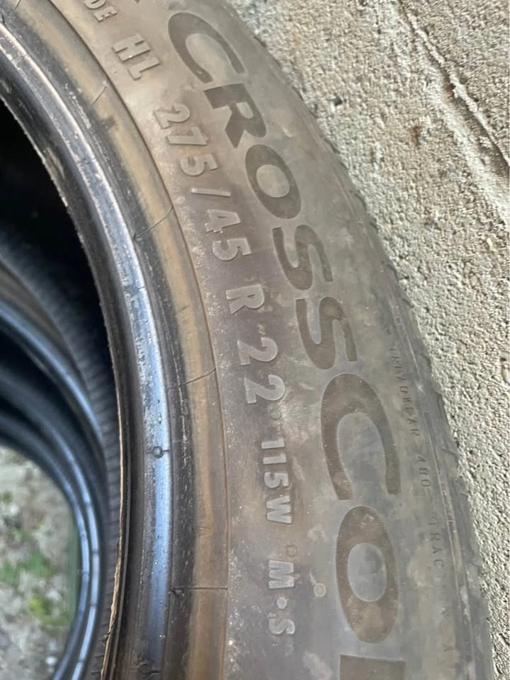 275/45R22 Continental All season Tires - set of 4 - photo 5