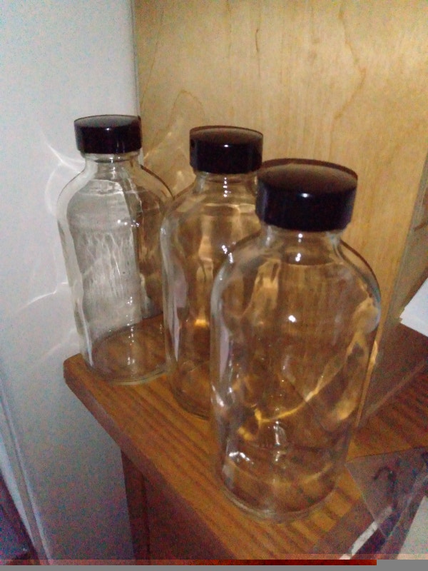 Clear Boston Round Glass Bottles - 8 oz Case of 12 - photo 2