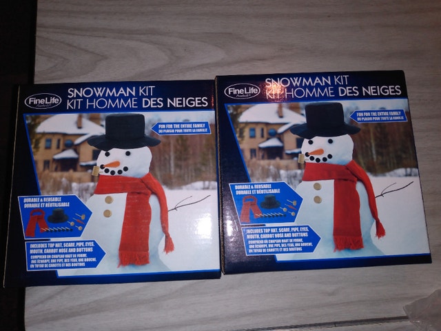Snowman building kit new