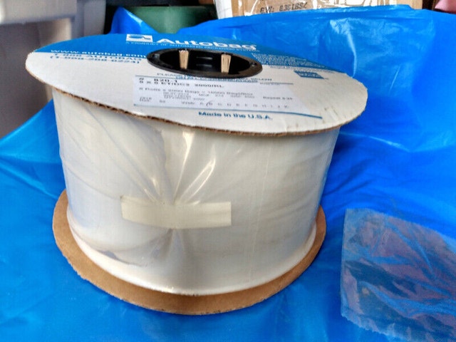 Poly Packaging Bags Roll 2000 5x5 and 5x6 Inches 2 Mil