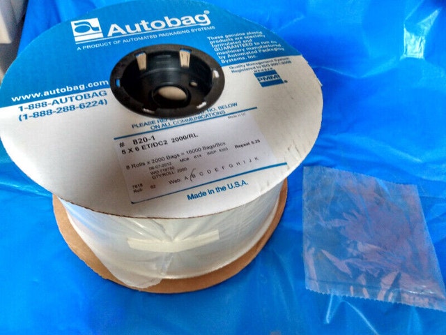Poly Packaging Bags Roll 2000 5x5 and 5x6 Inches 2 Mil - photo 2