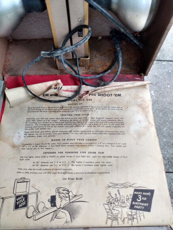 Vintage Harwood Magic Touch Titler Film Light Box - photo 4