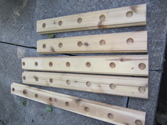 upcycled long tea light or taper candle holder - photo 3