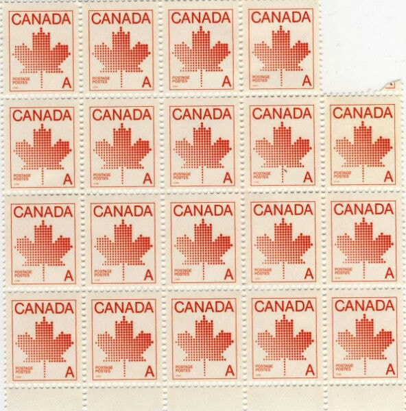 19 pieces 33 cents Canada stamps 1981 uncirculated MUST GO