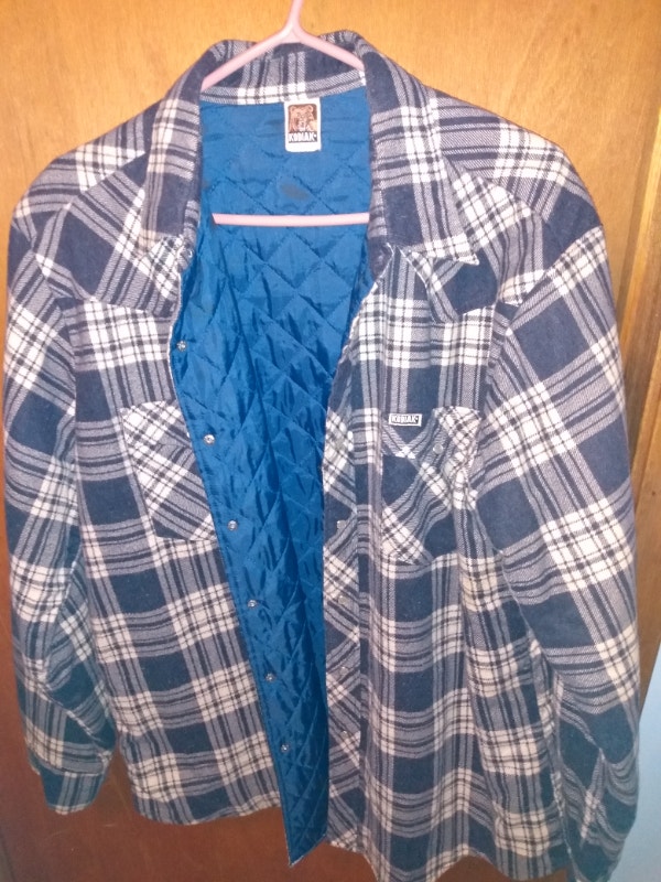 Mens kodiak flannel work jacket