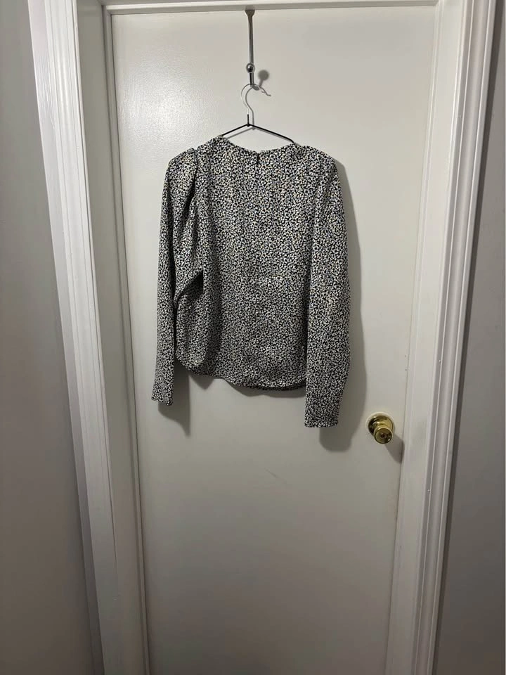 H&M Floral Long Sleeve Blouse - photo 4