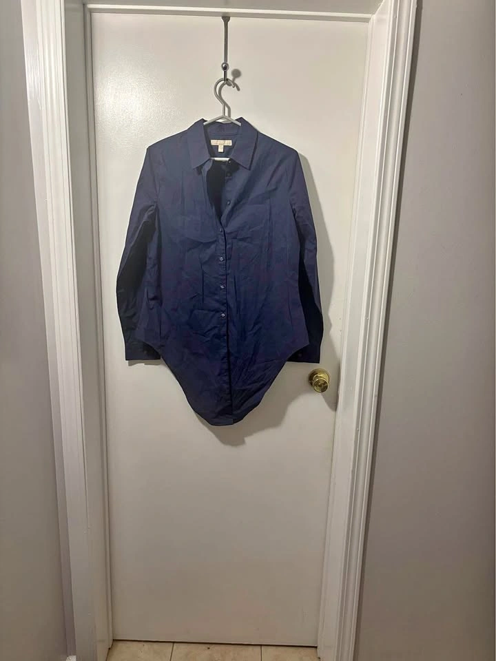 Banana Republic Navy Blue Button Down Shirt