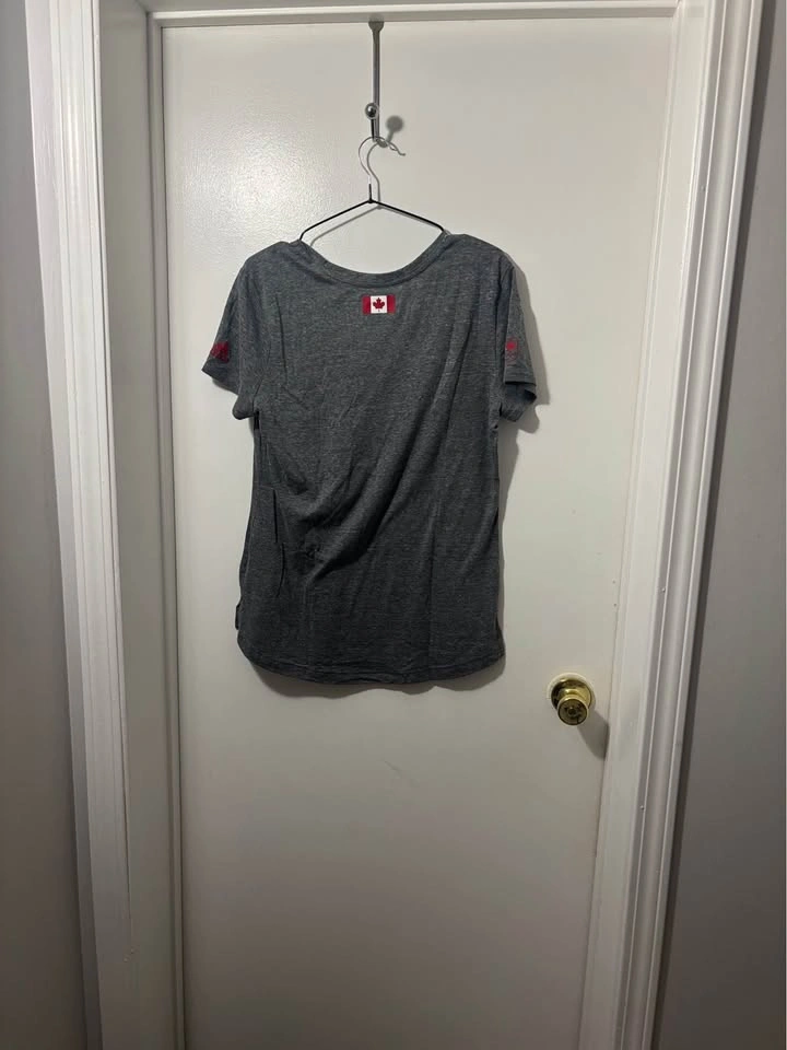 Adidas Team Canada Olympic V-Neck T-Shirt - photo 3