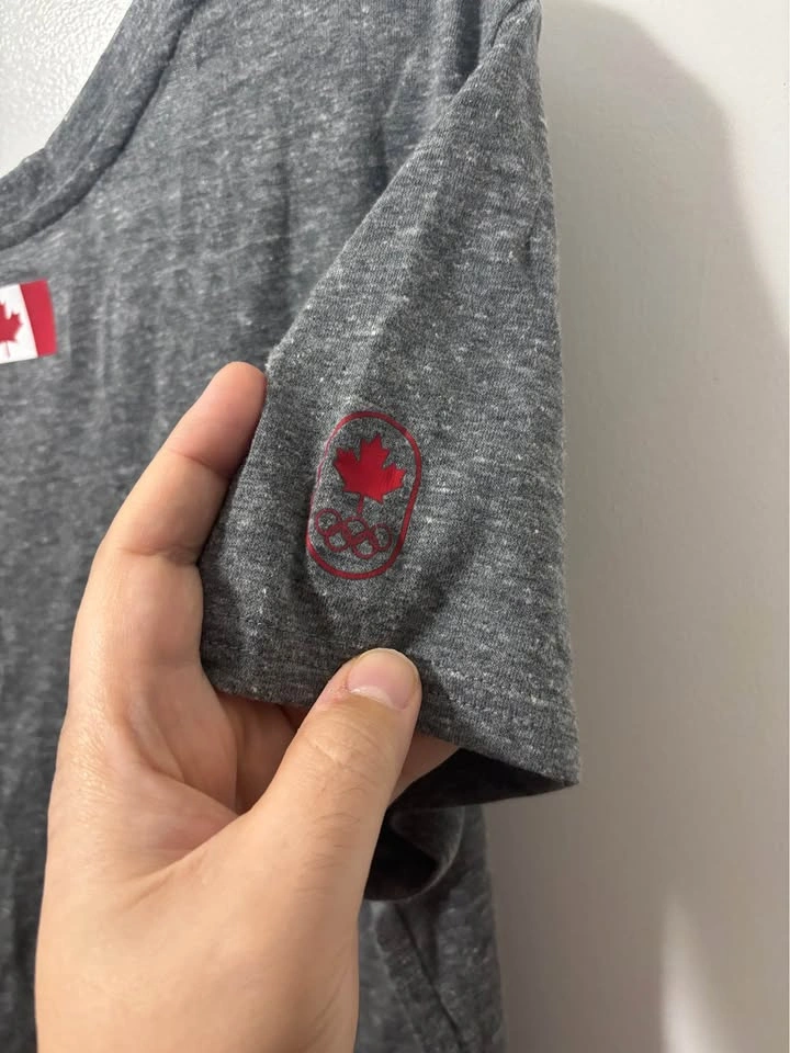 Adidas Team Canada Olympic V-Neck T-Shirt - photo 4