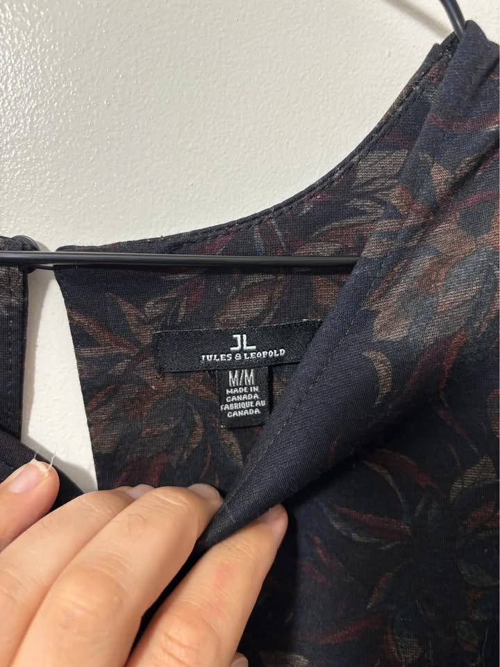 Jules & Leopold Floral Sleeveless Top Size Medium - photo 3