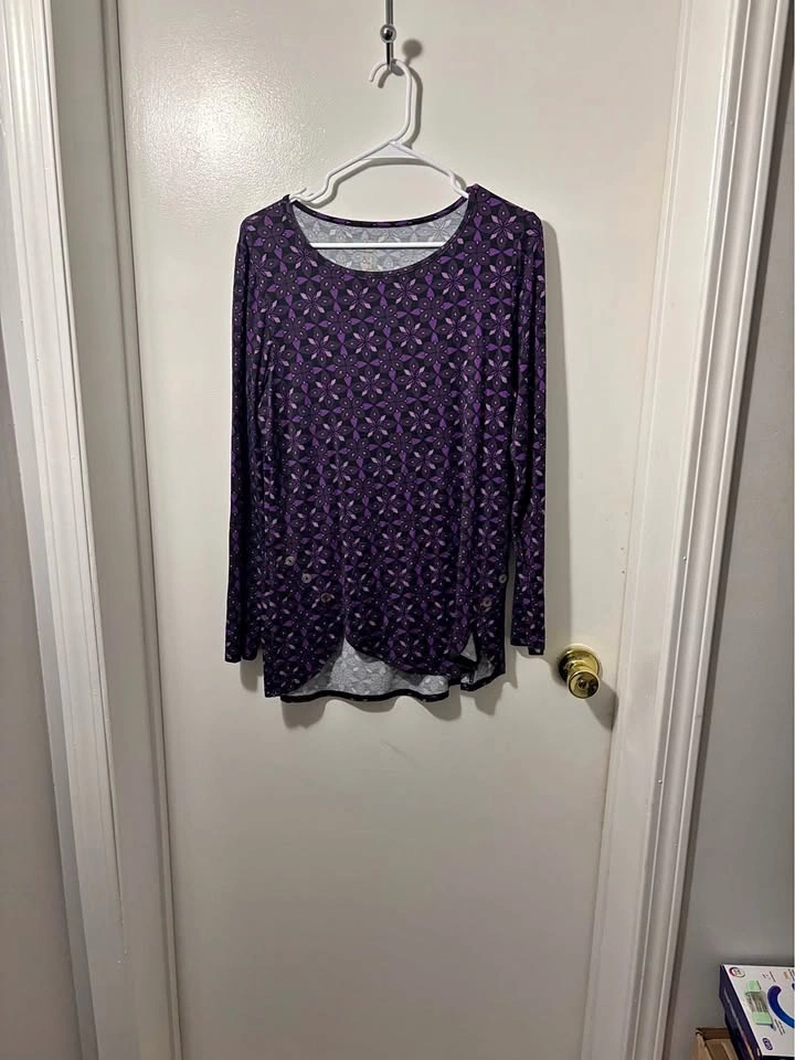 Blue Sky Clothing Co. Bamboo Long Sleeve Top Size M