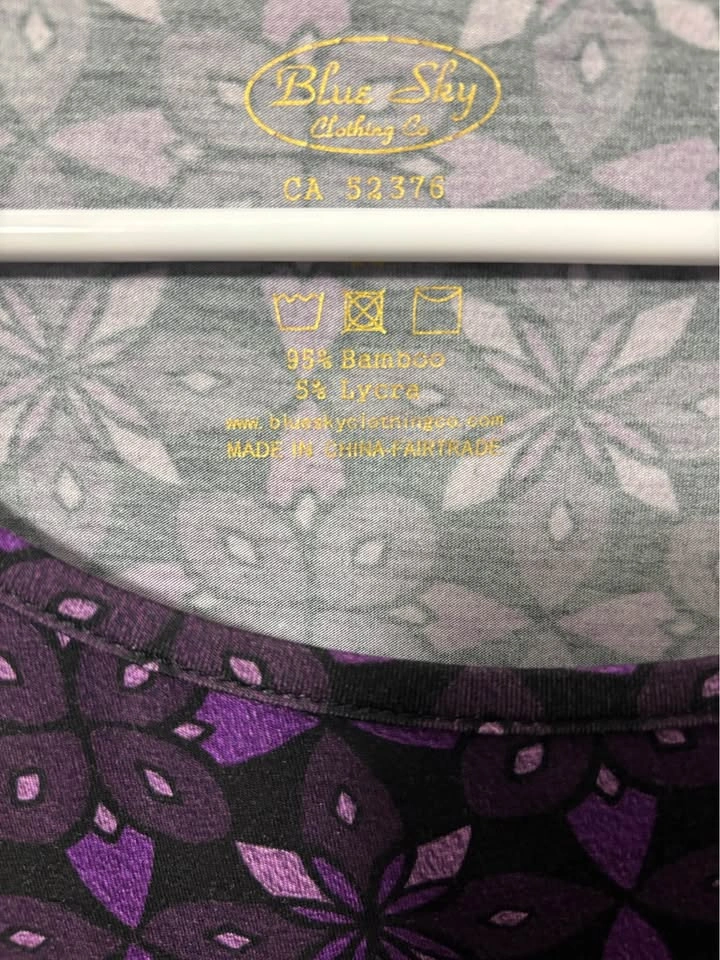 Blue Sky Clothing Co. Bamboo Long Sleeve Top Size M - photo 3