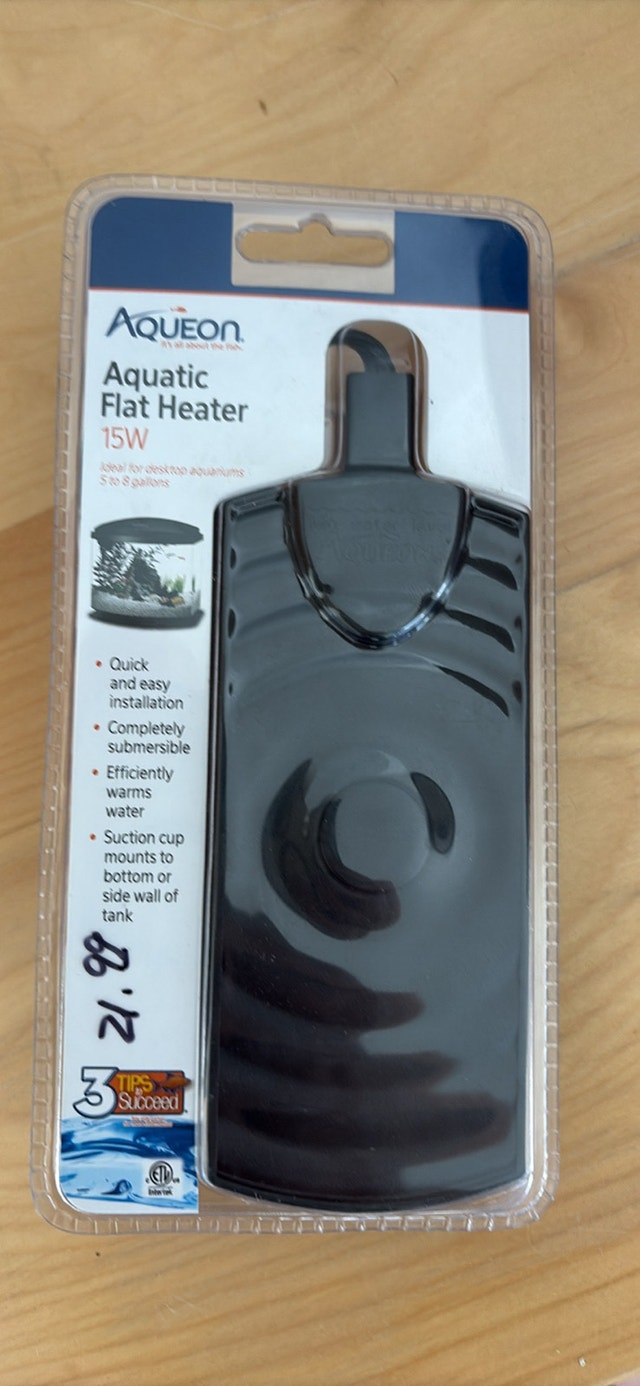 Aqueon Aquatic Flat Heater 15W