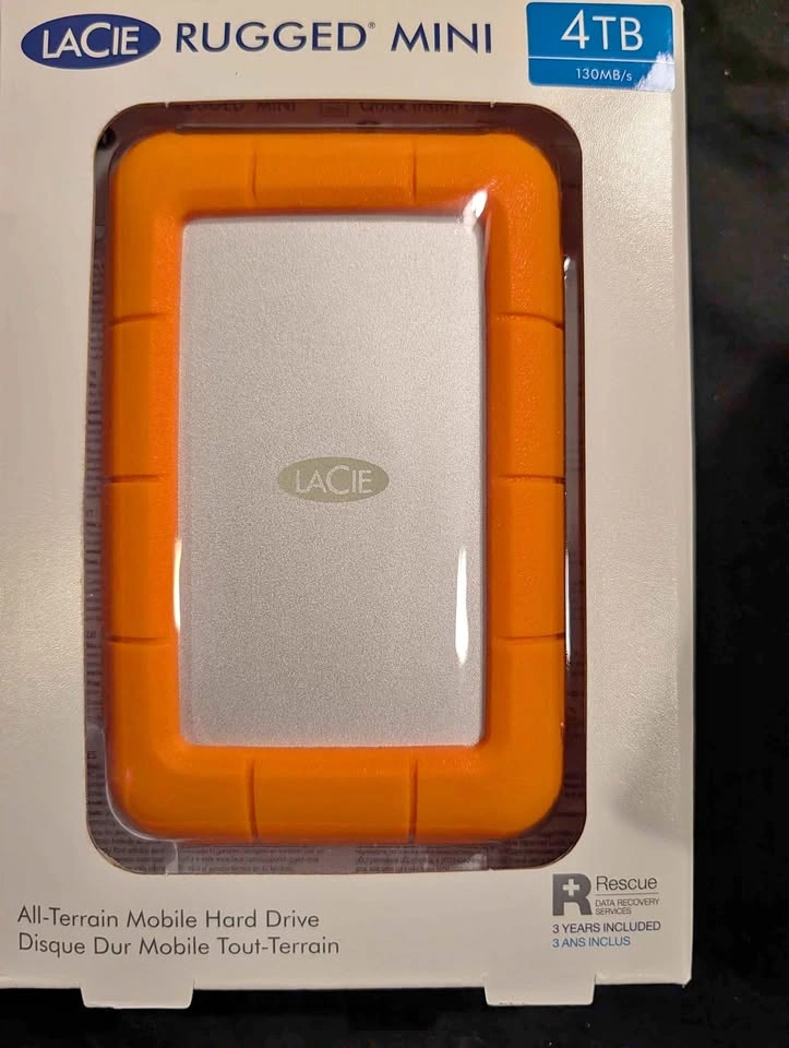 4TB LaCie Rugged Mini (SEALED)