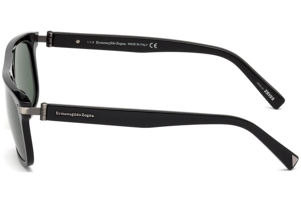 Ermenegildo Zegna EZ0042-01R ACETATE SUNGLASSES Black 57MM - photo 3