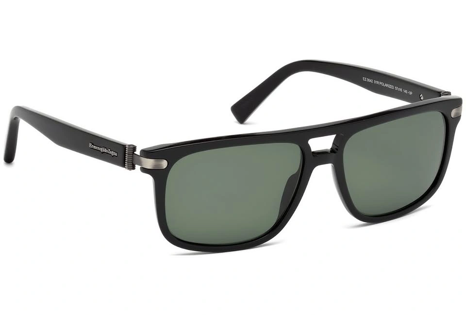 Ermenegildo Zegna EZ0042-01R ACETATE SUNGLASSES Black 57MM - photo 4