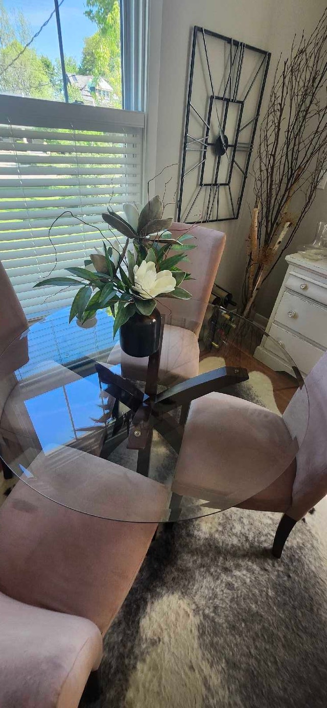 4 Microfiber Parsons Chairs