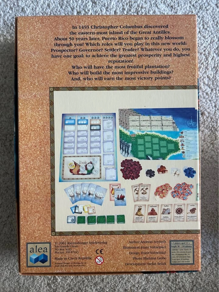 Puerto Rico Board Game Rio Grande Games - photo 2