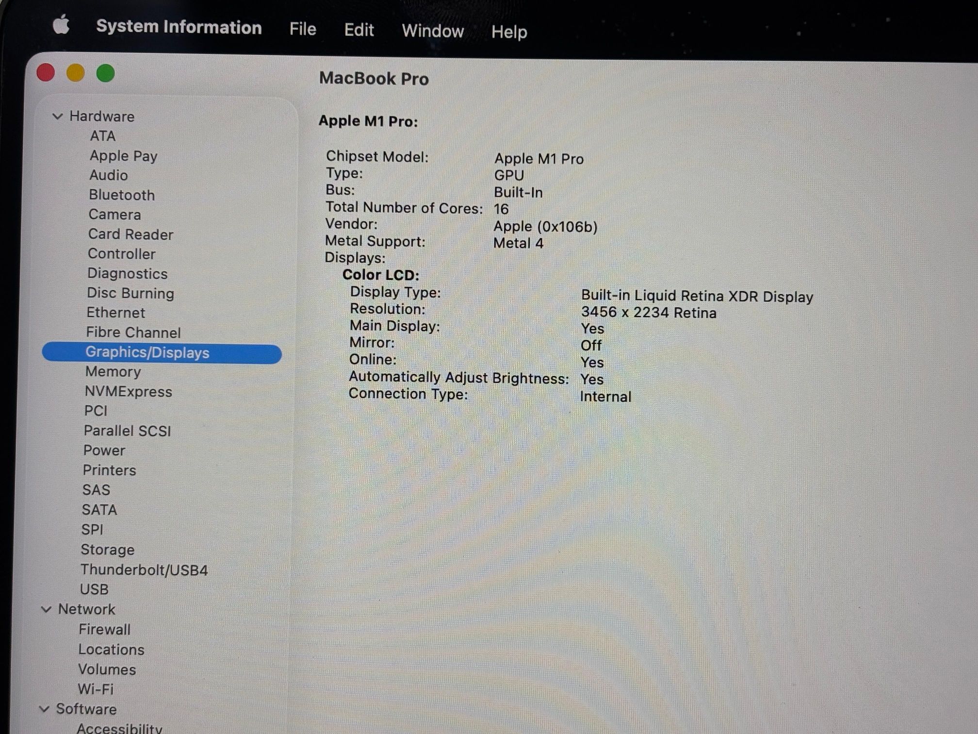 Apple MacBook Pro M1 PRO 16-inch 16GB 512GB - photo 5