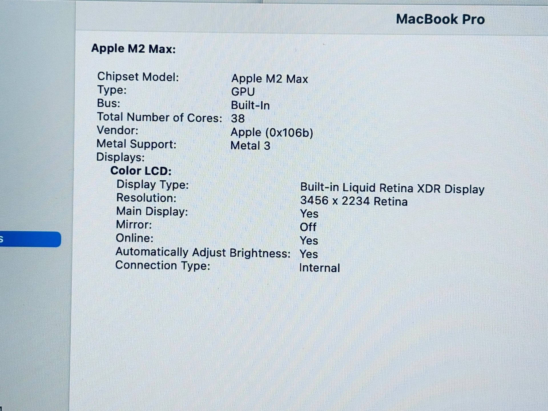 Apple MacBook Pro 16” M2 MAX 32GB RAM 1TB Fully Functional - photo 5