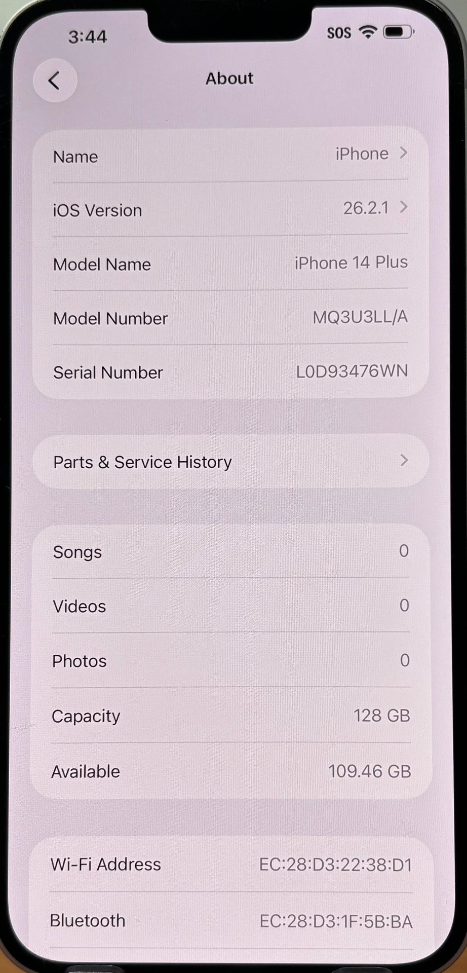 Apple Iphone 14 PLUS 128GB Unlocked Fully Functional - photo 4