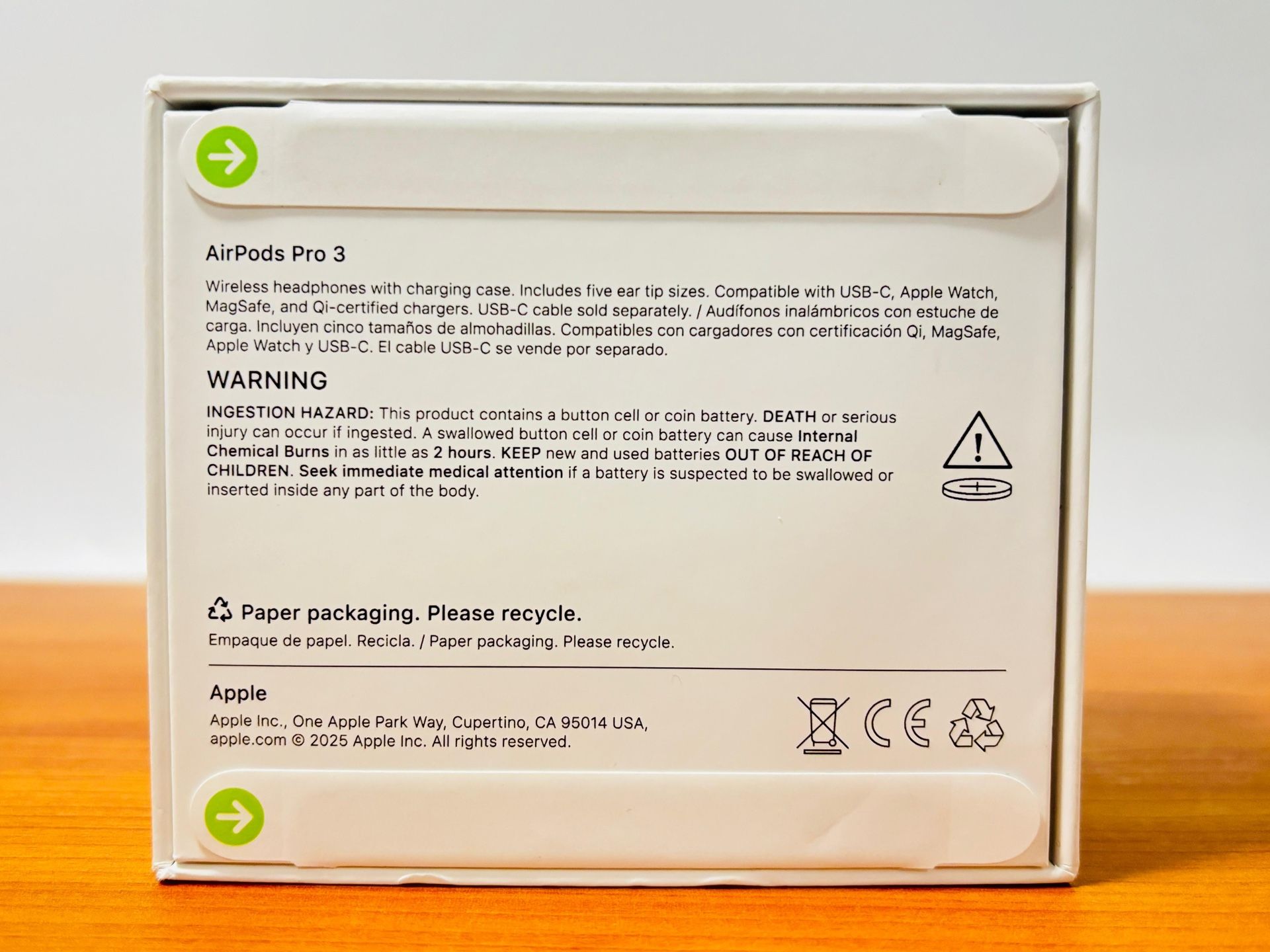 Apple AirPods Pro 3 with AppleCare+ Brand New Sealed - photo 2