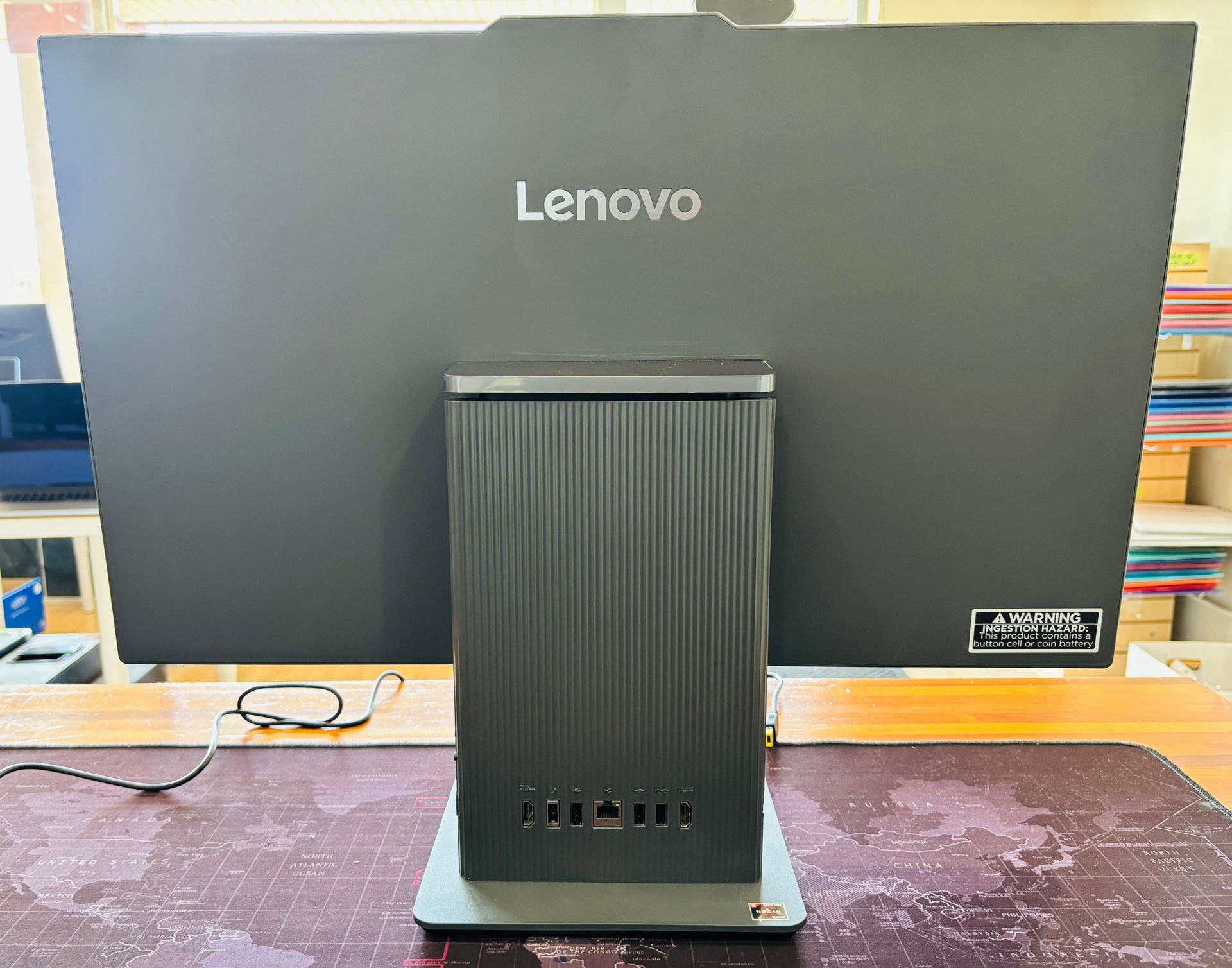 Lenovo 27” All-in-One PC Touchscreen Ryzen 5 16GB RAM 1TB SSD - photo 3