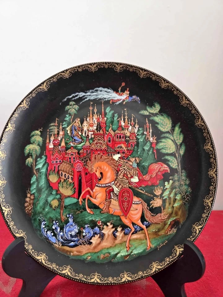 Vintage 1988 Tianex Russian Legends Fairy Tale Plate