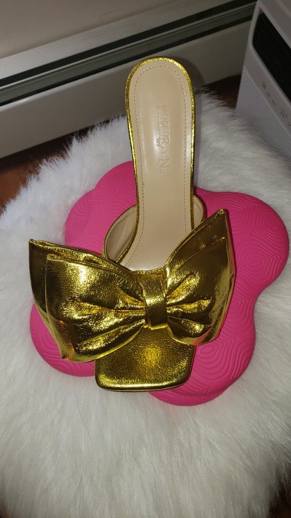 Gold Now Heels