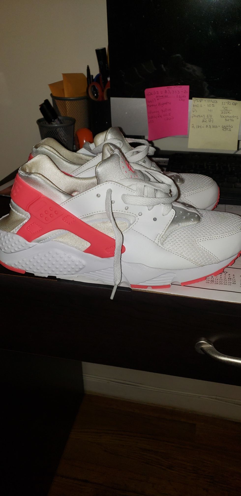 Huraches pink n white - photo 2