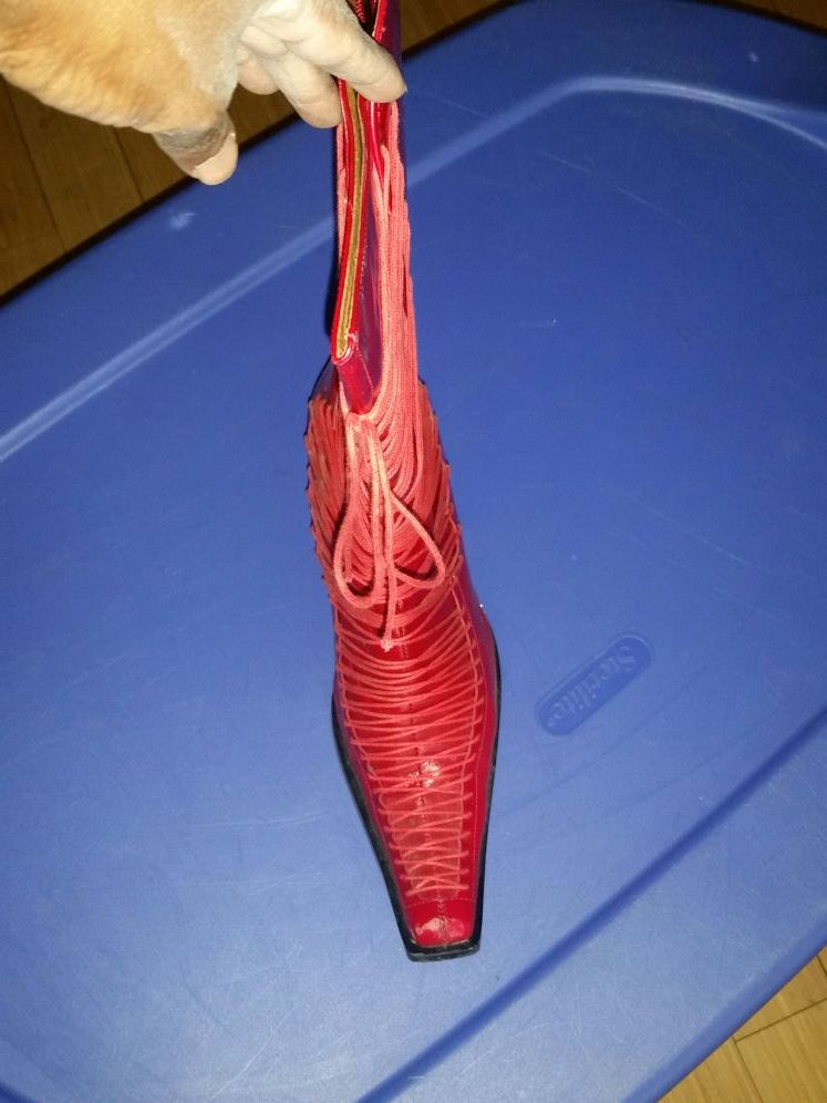 Red boots