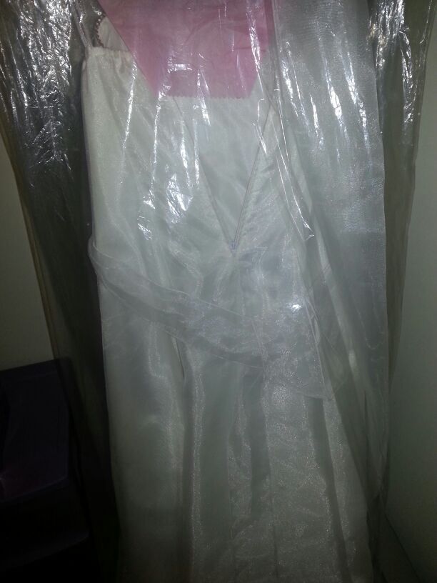 White graduation dress