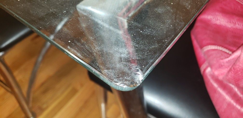 Four seat glass table - photo 3