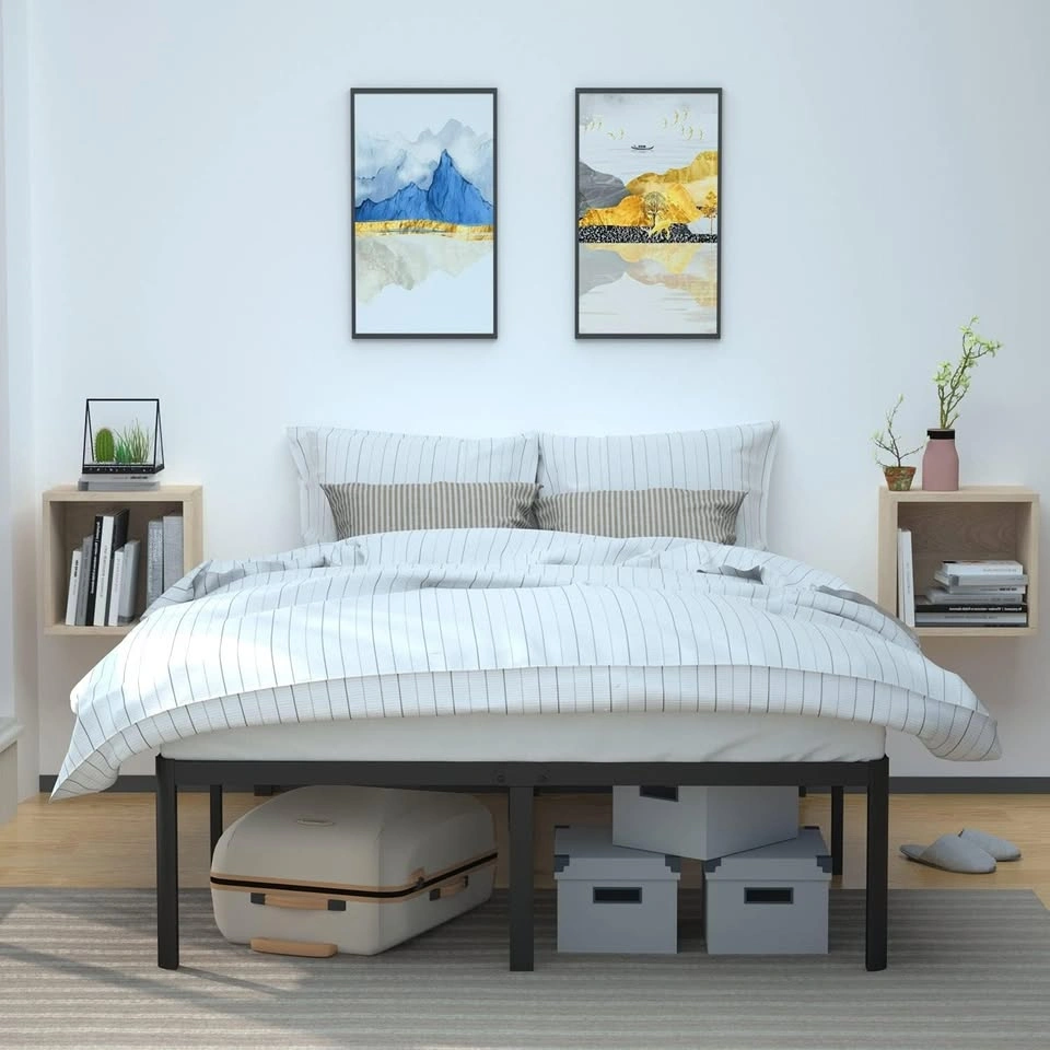 Queen Bed Frame and Memory Foam Mattress Set - photo 4