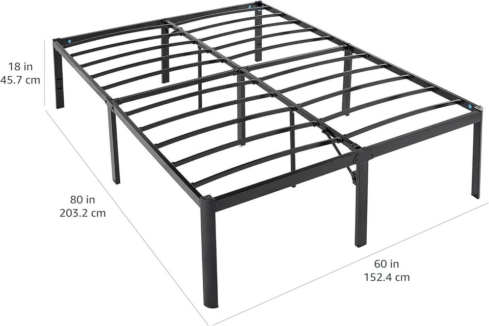 Queen Bed Frame and Memory Foam Mattress Set - photo 5