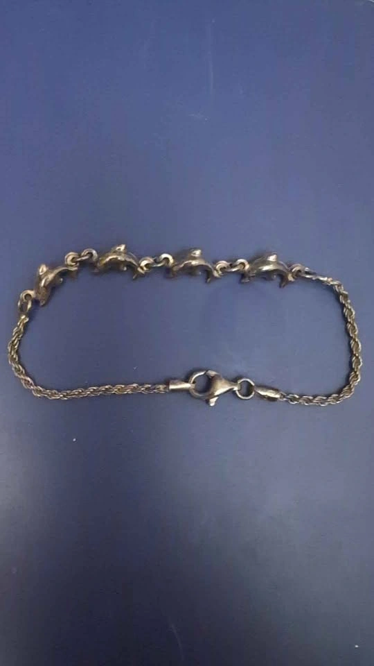 Gold Dolphin Charm Bracelet - photo 2