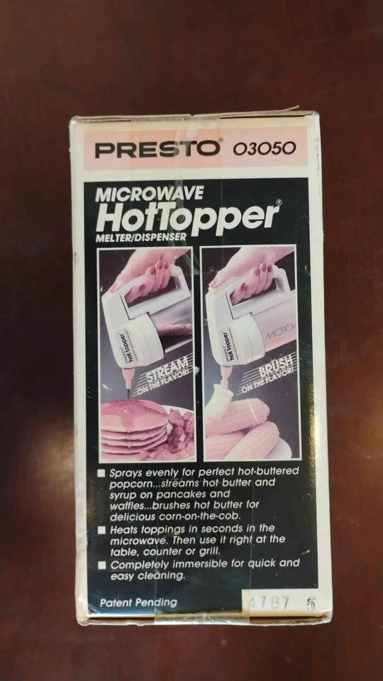 Vintage Presto Microwave Hot Topper Melter Model 03050 - photo 5