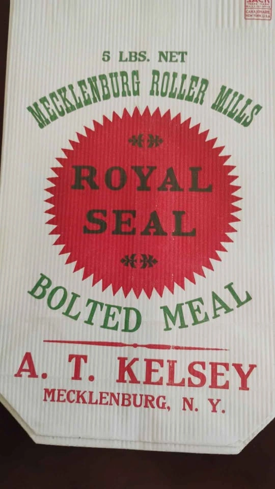 Vintage Unused A.T. Kelsey 5 Lbs. Flour Bags - photo 2