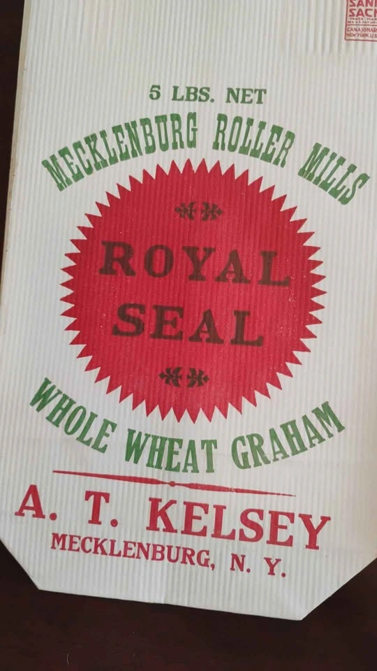 Vintage Unused A.T. Kelsey 5 Lbs. Flour Bags - photo 3