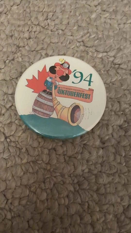 Vintage Kitchener-Waterloo Oktoberfest Pins 1994 and 2008 - photo 2
