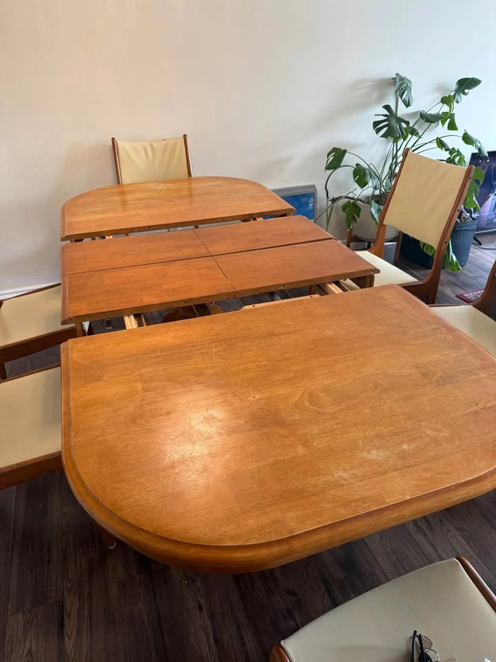 Teak Dining Set with 6 Chairs - photo 3