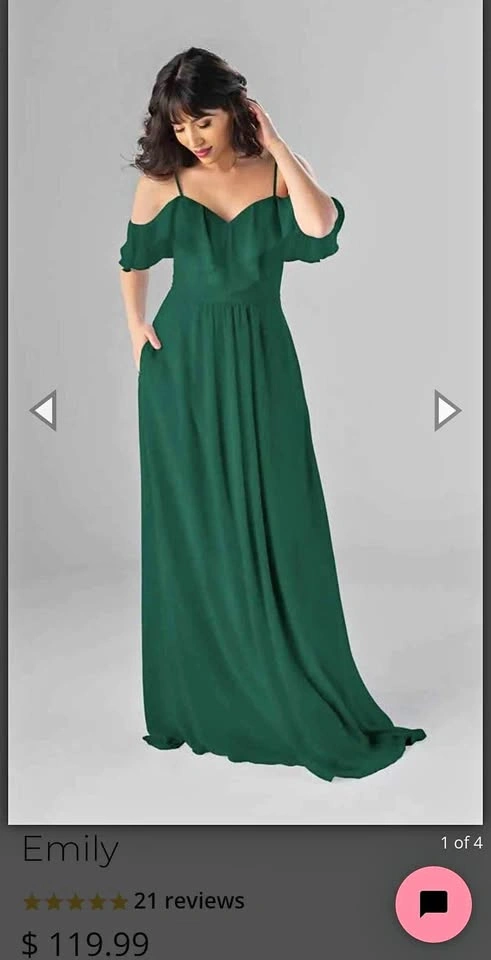 Green Floor Length Dress