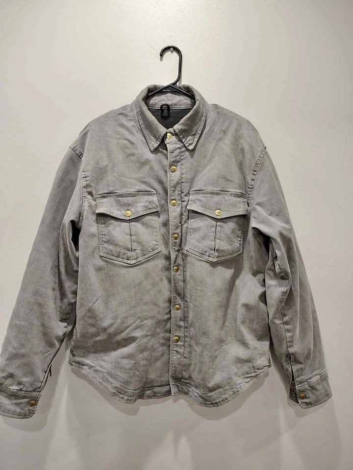Milwaukee Leather Denim Motorcycle Riding jacket- Medium
