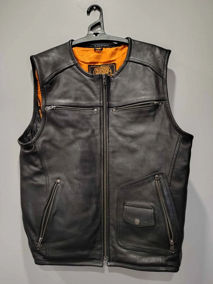 Milwaukee Leather Men's Premium Motorcycle Rider Vest- Medium - photo 2