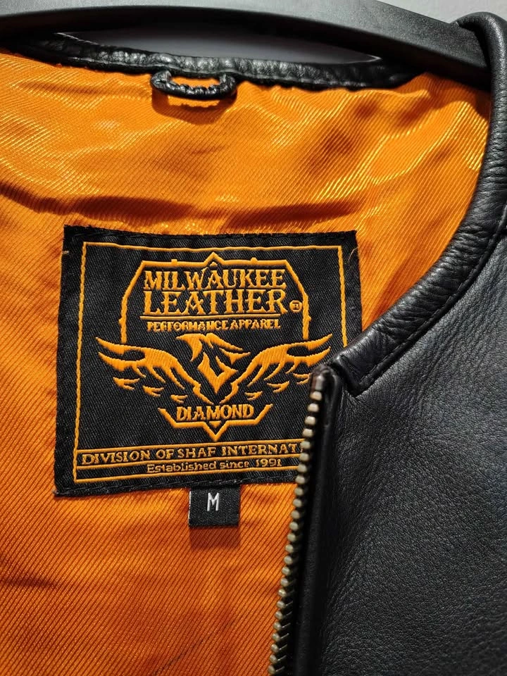 Milwaukee Leather Men's Premium Motorcycle Rider Vest- Medium - photo 4