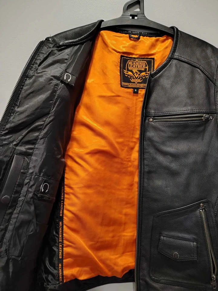 Milwaukee Leather Men's Premium Motorcycle Rider Vest- Medium - photo 5