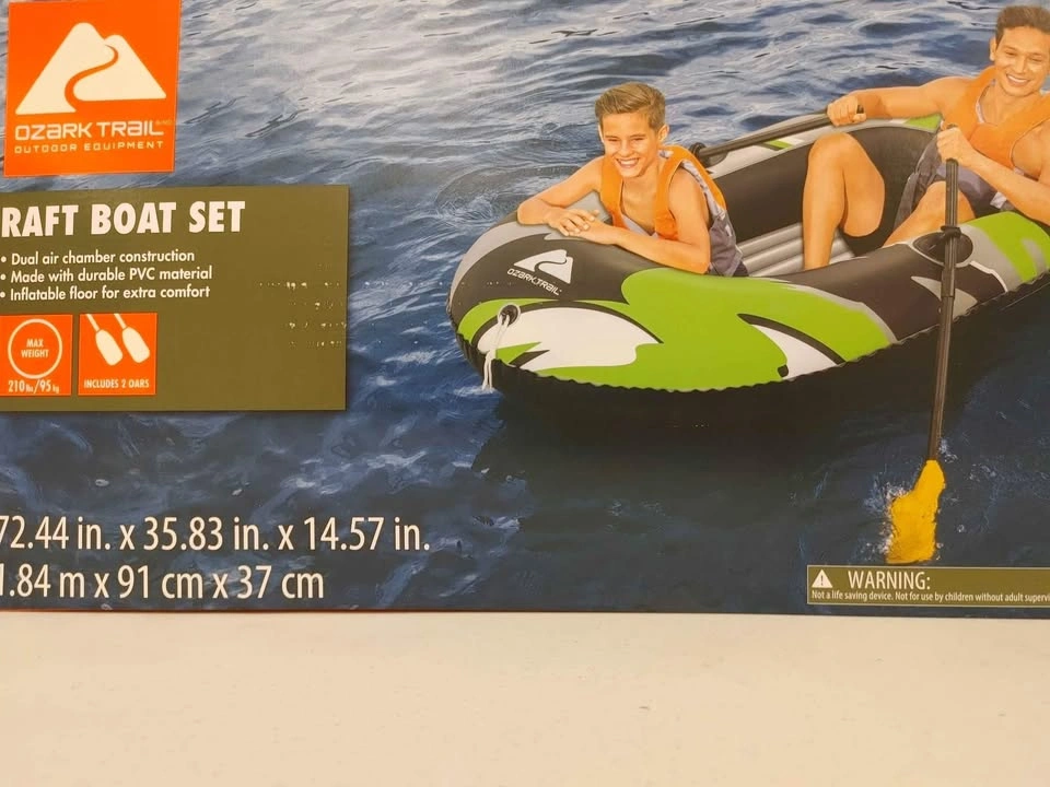 Raft Boat Set for 2 people includes 2 Oars - photo 2